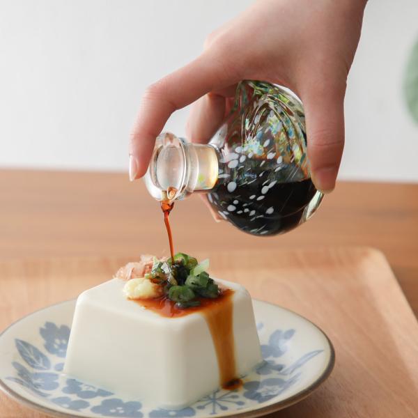 廣田硝子 千鳥 都鳥 小鳥醤油差し すり口醤油差し ガラス製 日本製