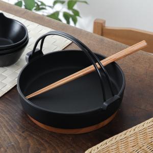 すき焼き鍋 南部鉄器【角鍋 (大)｜鈴木盛久工房 (岩手県)】IH対応 3〜4