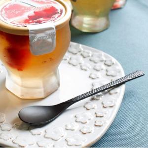 槌目カトラリー 黒 選べる3種類 コーヒースプー...の商品画像