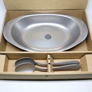 イケダ IKD 18-8ステンレス カレー皿 大 日本製 ステンレス 食器 金沢