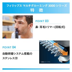 フィリップス マルチグルーミングキット 300...の詳細画像4