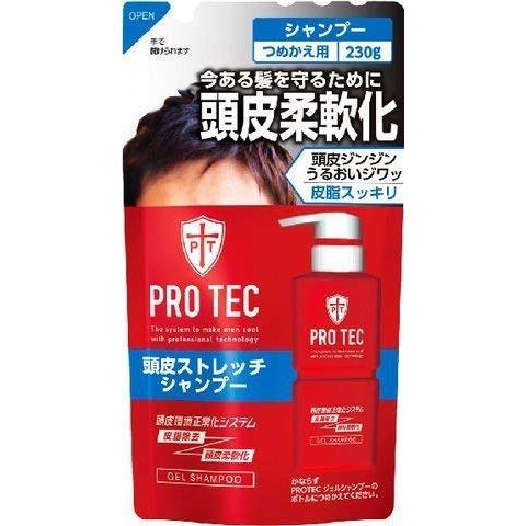 ＰＲＯ　ＴＥＣ　頭皮ストレッチシャンプー　つめかえ用　２３０ｇ × 3個セット