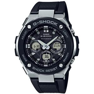 [カシオ] 腕時計 ジーショック【国内正規品】 G-STEEL 電波ソーラー GST-W300-1AJF メンズ ブラック