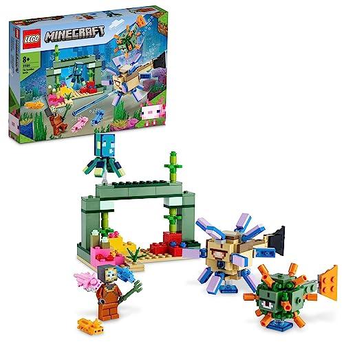 レゴ(LEGO) マインクラフト ガーディアンとの戦い 21180 おもちゃ ブロック プレゼント ...