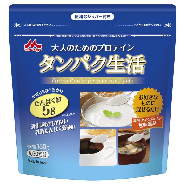 森永 大人のためのプロテイン タンパク生活 袋 180g [ タンパク質 たんぱく質 食品 常温保存...