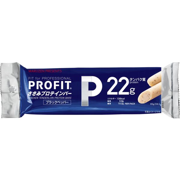 丸善 PROFITささみプロテインバー 新ペッパー 130g×10袋