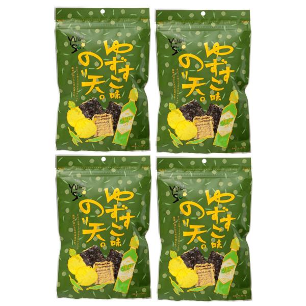 高橋商店 のり天 ゆずすこ味 50g×4袋