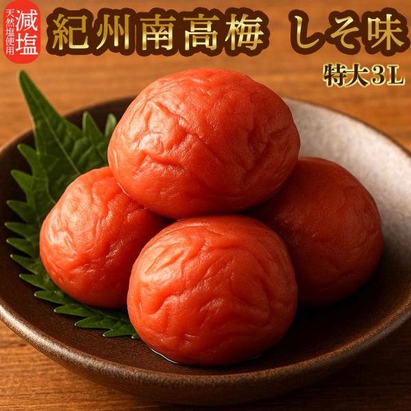 【贅沢な特大粒】 紀州南高梅 しそ 梅干し 大粒 3Lサイズ 4Lサイズ 2パック 760g(380...