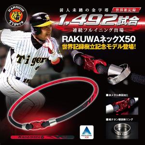 ファイテン　RAKUWAネックX50 ハイエンド'10 金本1492世界記録樹立記念モデル