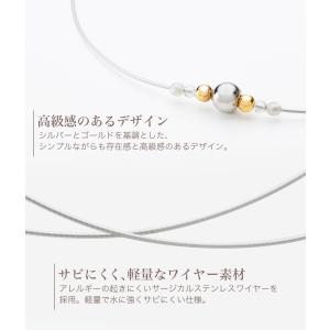 ファイテン RAKUWAネックレス ワイヤーミ...の詳細画像2