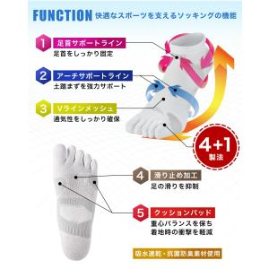 ファイテン 足王(ソッキング) 5本指タイプ ...の詳細画像3