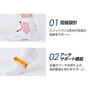 ファイテン スポーツソックス 5本指 セミロン...の詳細画像4