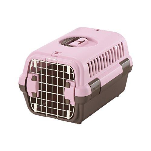リッチェル キャンピングキャリー 超小型犬・猫用 ライトピンク S サイズ