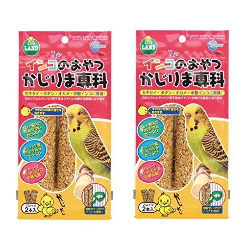 マルカン インコのおやつ かじりま専科 2本【2個セット】