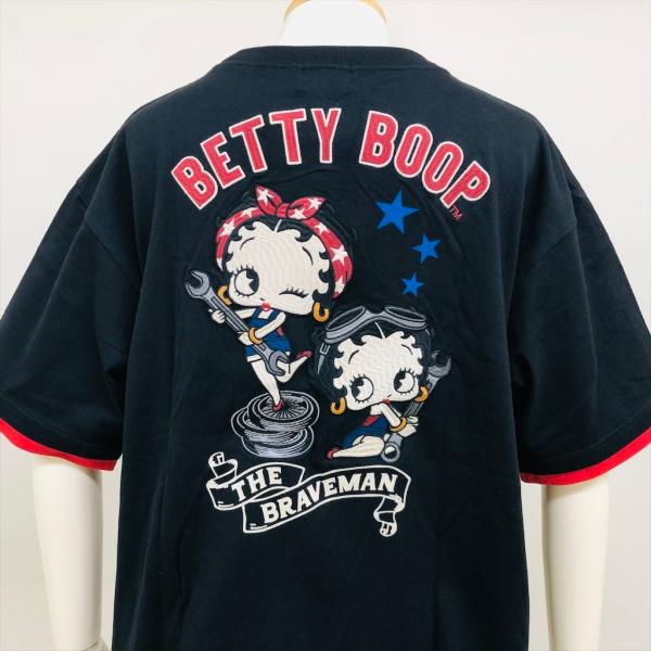 BETTY BOOP x THE BRAVEMAN　ベティちゃん ビッグサイズ Tシャツ　ユニセック...