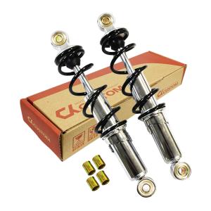 【新品キズ有】OKDサスペンション　アルミ　250mm OKD製アルミボディ荒巻サス250mmメッキモンキー カブDAX B01