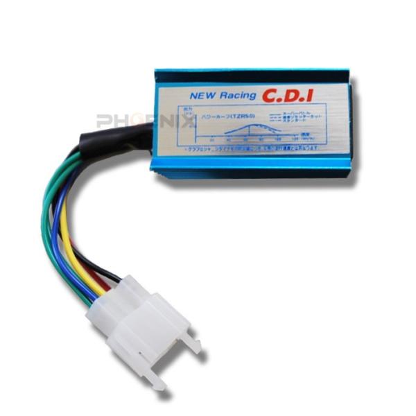 CDI レーシング 交流 6ピン GY6 ズーマ スクーター トライク ブルー(青) CDI