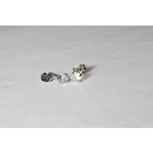 C-0817-8631 ピアス 金属アレルギー 対応 2個 セット サージカルステンレス つけっぱなし ファーストピアス 両耳 クリア 【 訳 あり 】