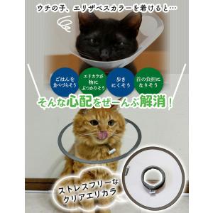エリザベスカラー 猫 犬 透明 ソフト エリカ...の詳細画像1