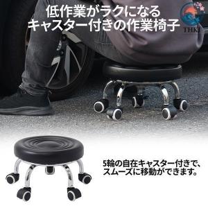 メイビ作業椅子 低床 低い キャスター付 低作...の詳細画像1