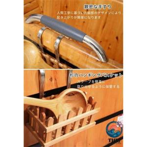 バスタブ 浴槽 木製 露天風呂 アイスバス 簡...の詳細画像4
