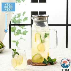 ピッチャー 2L 冷蔵庫 麦茶ポット 耐熱ガラ...の詳細画像2