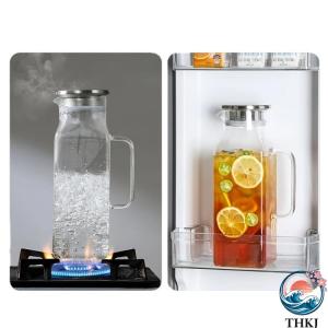 ピッチャー 2L 冷蔵庫 麦茶ポット 耐熱ガラ...の詳細画像4
