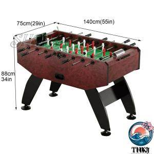 .5 フィート フーズボールテーブル サッカー...の詳細画像5