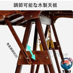 ブランコ ガーデンベンチ 木製ブランコ 大型ブ...の詳細画像3