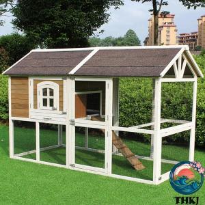 大型ウサギ小屋 防水屋根と引き出しトレイ付き屋...の詳細画像5
