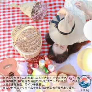 ピクニックバスケット 籐のかご 籠 かご 収納...の詳細画像1