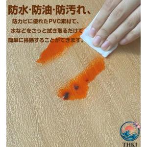 テーブルクロス 木目 北欧 厚さ1.7mm お...の詳細画像2