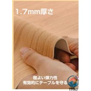 テーブルクロス 木目 北欧 厚さ1.7mm お...の詳細画像4