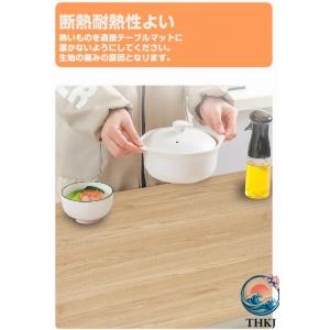 テーブルクロス 木目 北欧 厚さ1.7mm お...の詳細画像5