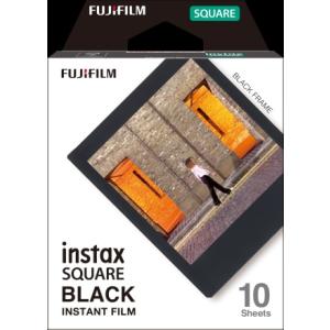 富士フイルム インスタックス スクエア ブラック 1パック (FUJIFILM チェキスクエア用フィ...