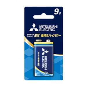 メール便発送・全国送料無料 三菱 アルカリ EXR 9V 6LR61EXR/1BP★メーカー倉庫より...