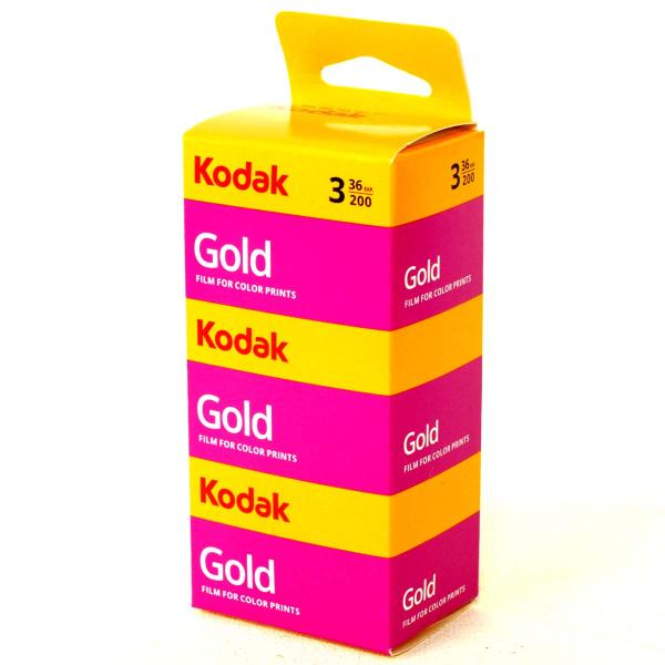 【3本入】コダック GOLD 200-36枚撮 ＜135/35mmネガカラーフィルム＞ ISO感度2...