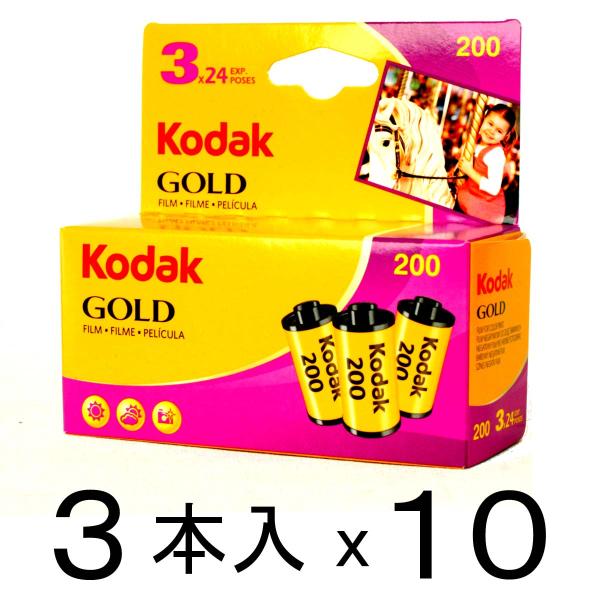 【30本】GOLD200-24枚撮 Kodak カラーネガフィルム ISO感度200 135/35m...