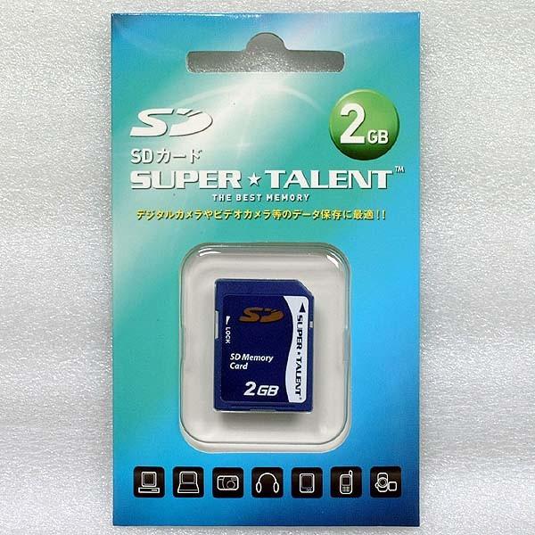 SDカード【2GB】スーパータレント ST02SD★SUPER TALENT (アーキサイト販売) ...