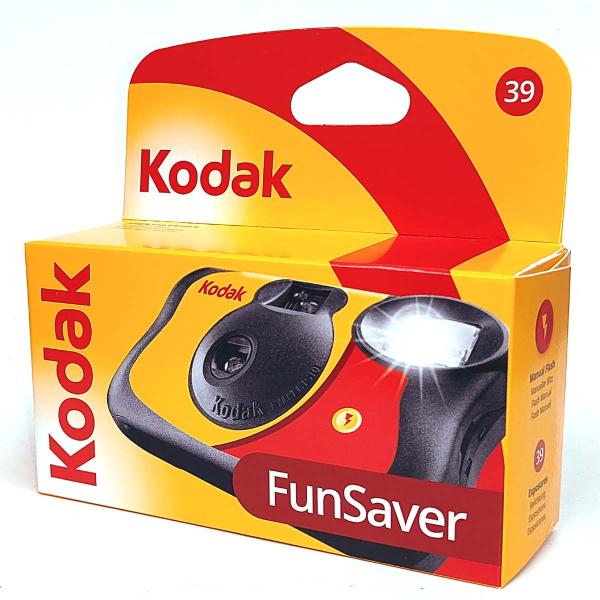 [39枚撮] コダック FunSaver 800 フラッシュ付 レンズ付フィルム 使い捨てカメラ I...