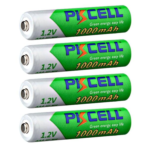 4個セット 単4形  充電池 1200回繰り返し充電可能 1000mAh ニッケル水素充電池 液漏れ...