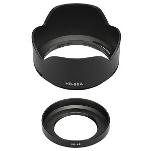 フード２点セット 互換 レンズフード HB-90A と HN-40 のセット バヨネットフード Z DX 50-250mm f/4.5-6.3 VR Z DX 16-50mm f/3.5-6.3 VR 用レンズフード｜photolife