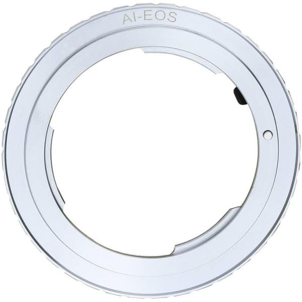 AI-EOS レンズアダプター ニコンF マウントレンズを キャノン EOS 一眼レフ に装着するた...