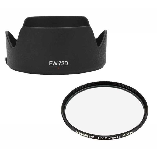 2点セット EW-73D 互換 レンズフード RF24-105mm F4-7.1 IS STM 対応...