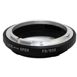 FD-EOS レンズアダプター キャノンFDマウントレンズ を キャノン EOS EF カメラ に装着するためのアダプター