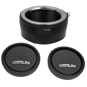 3点セット M42-NEX アダプター と ソニー Eマウントレンズ 用キャップ