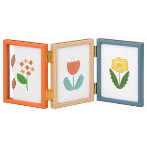 LADONNA（ラドンナ） フォトフレーム 3面 チェキ Lハーフ判 卓上 写真