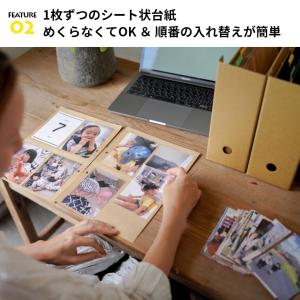 フォトアルバム 大容量 大量整理アルバム L判...の詳細画像3