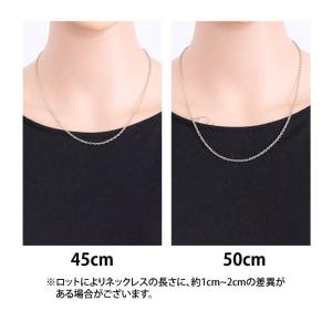 あずきチェーン ネックレス 金属アレルギー 対...の詳細画像2