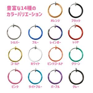 イヤーカフ フェイクピアス 両耳セット 金属ア...の詳細画像1
